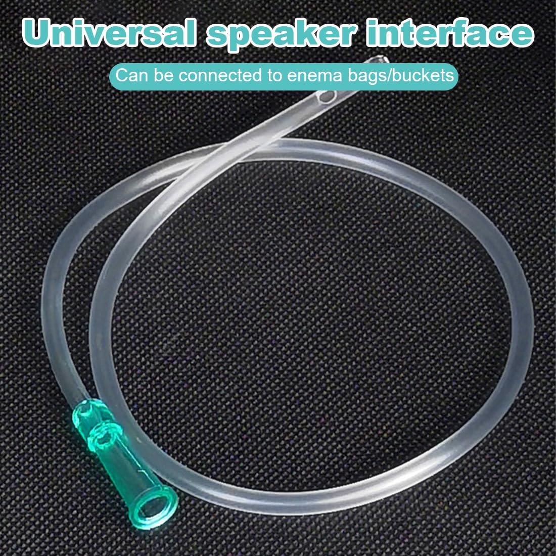 PBAHAUP 5 Piezas Tubo Intestinal De Un Solo, Punta Redonda Y Bordes Redondeados, Longitud 50 Cm, Fácil De Limpiar, Para Cualquier Irrigador Y Juego De Enema Habitual — view 3