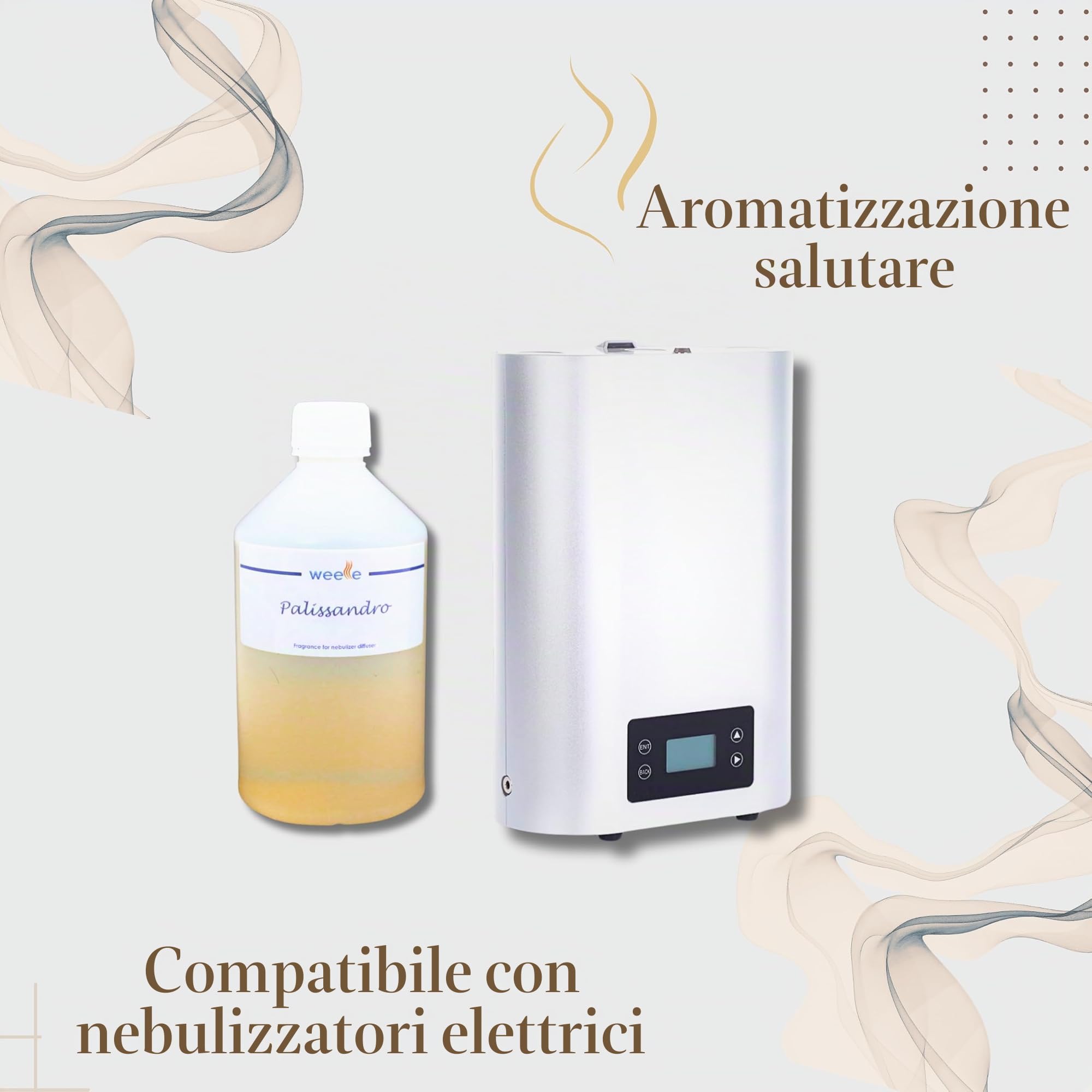 Ricarica Profumo per Ambienti per Profumatori Weele Legno di Palissandro 500 ml