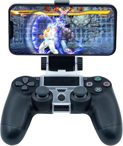 Mcbazel PS4 Controller Phone Holder - Fits 88mm, 0-180 Adjustable