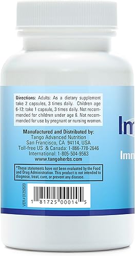 Miniatura 3 de Suplemento de apoyo inmunológico natural a base de hierbas ImmunoPhase y suplemento antienvejecimiento de hierbas naturales de células vitales