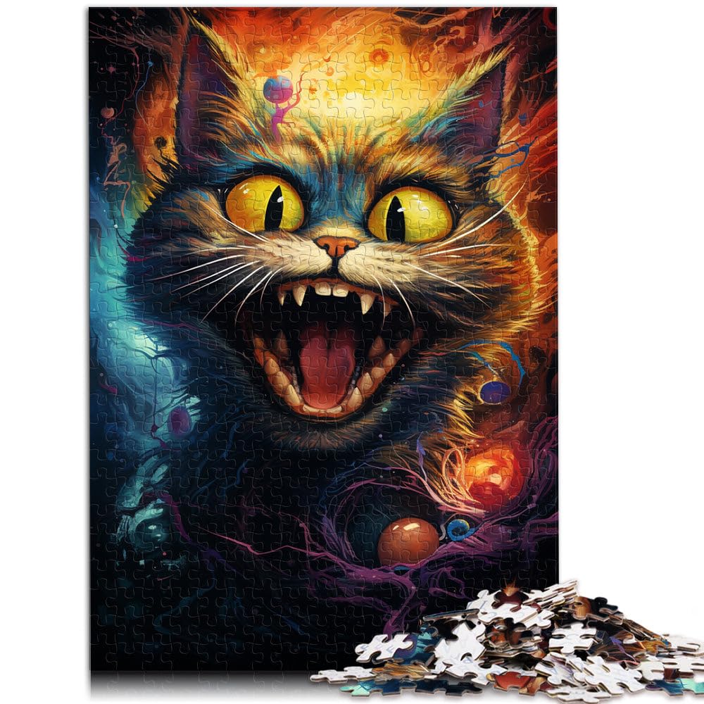 Puzzle per adulti e bambini Garfield Gatto Divertente Puzzle Adulto 2000 Pezzi 27.56 in x39.37 in Cartoline Grigio Puzzle per Adulti e Bambini, Grande Regalo per Adulti