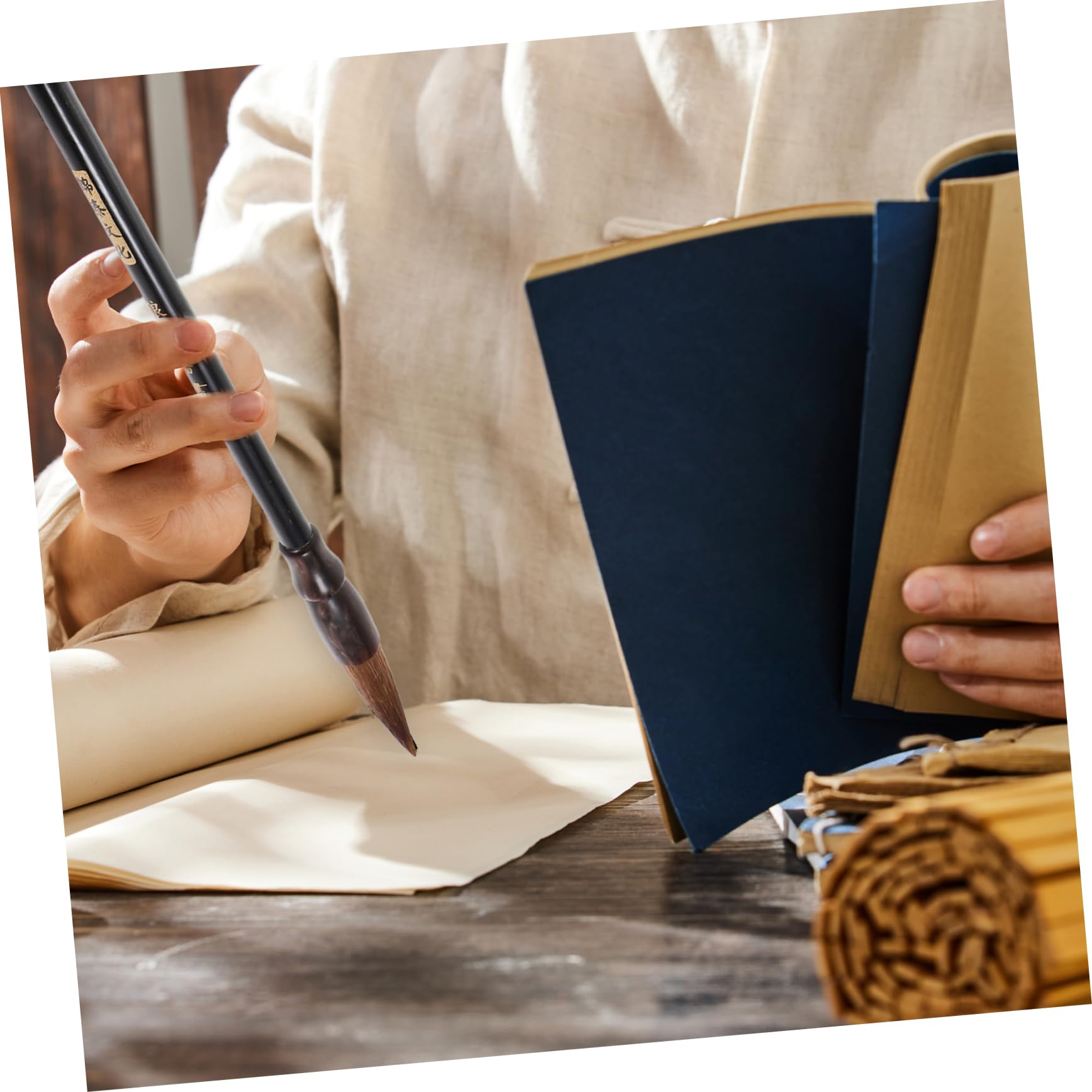 Uonlytech 3 Pezzi Pennello Per Calligrafia Cinese Pennello Per Calligrafia Cinese Per ia e Per ia e Strumenti Per ia E Pittura