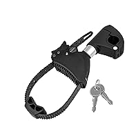 Strap supporto telaio corto Ø 25 + 30 mm, nero/argento