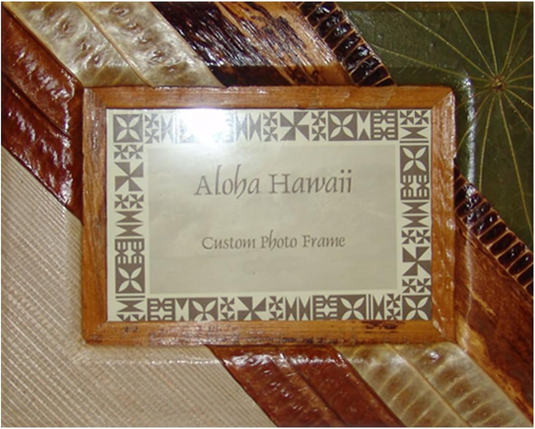 Sea Grape/Banana/Koa Seed Pod Picture Frame (8"x10")