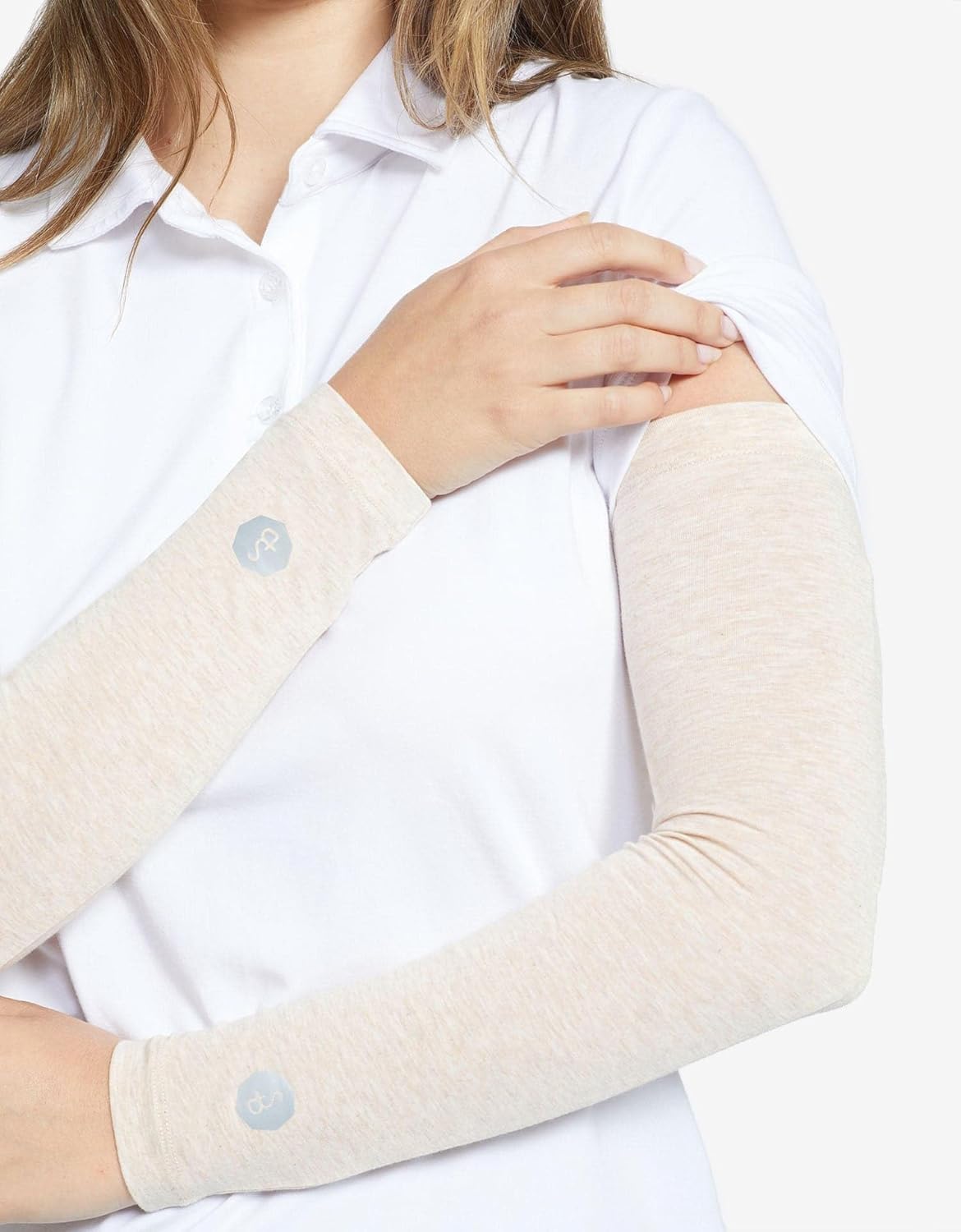 Solbari UPF 50+ Sun Protective Arm Sleeves – Sensitive Collection, UV Protection For Men & Women, (Set of Two Sleeves)