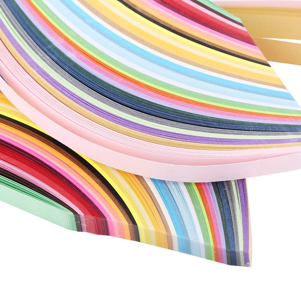 Quilling Paper Multi Color Strips Paper Strip 3Mm Width Colors for 720 Pcs 540Mm Length 540Mm Long Multicolor Multi Colored Quilling Strips (3mm)