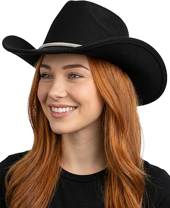 Funky Junque Rhinestone Cowboy Hat