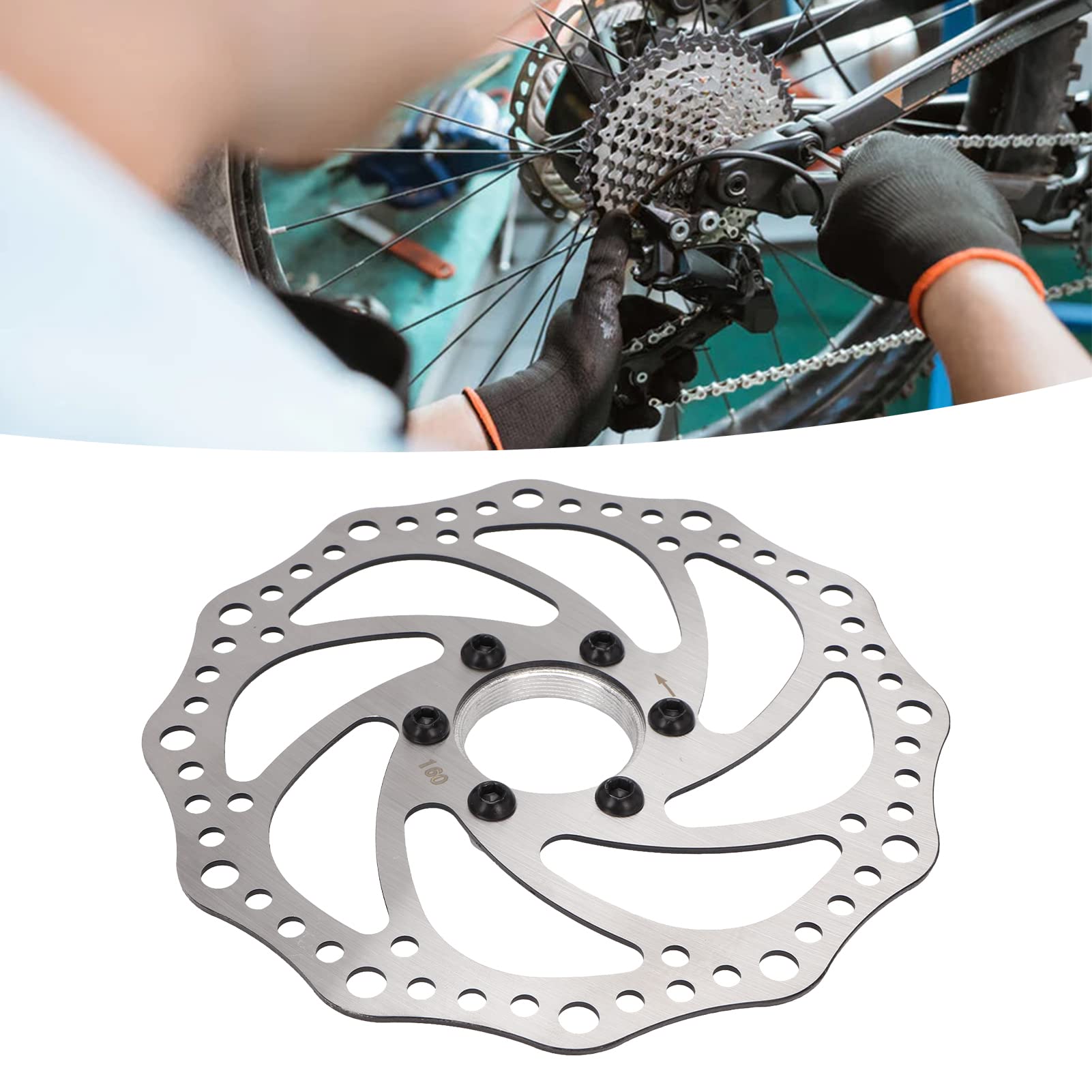 DR BIKE High-Performance Bicycle Brake Disc, Precision-Machined, Suitable for Various Riding Needs