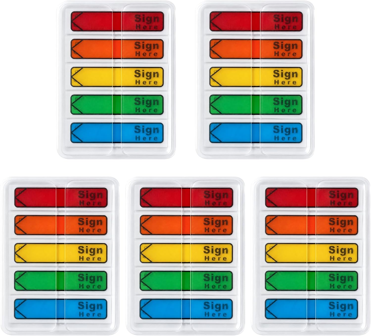 Amazon.com : 500 Pcs Sign Here Sticky Tabs,Sign Here Stickers for ...