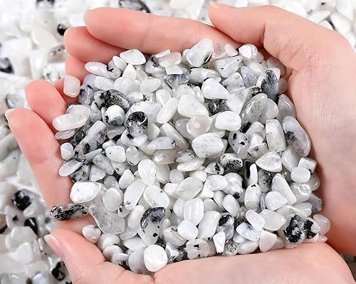 Miniatura 87 de QINJIEJIE Cristales de ojo de tigre de 8.82 oz, piedras pulidas, piedras rodadas, piedras trituradas, cristal de cuarzo triturado, grava natural, 1