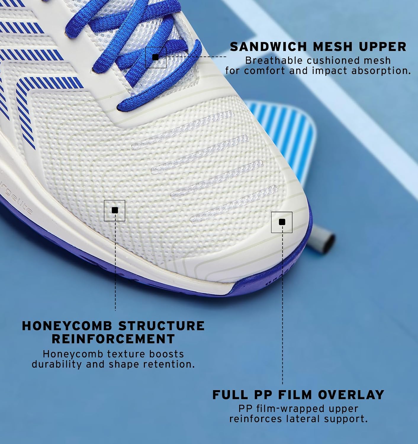 K-Swiss Men's Ultrashot Light Pickleball Tennis Shoe - Lightweight Court Shoes Lateral Movement Stable Support