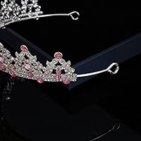 Vista 138 de Kamirola - Corona de reina y tiaras corona de princesa para mujeres y niñas, diademas de cristal para novia, princesa para bodas y fiestas (01)