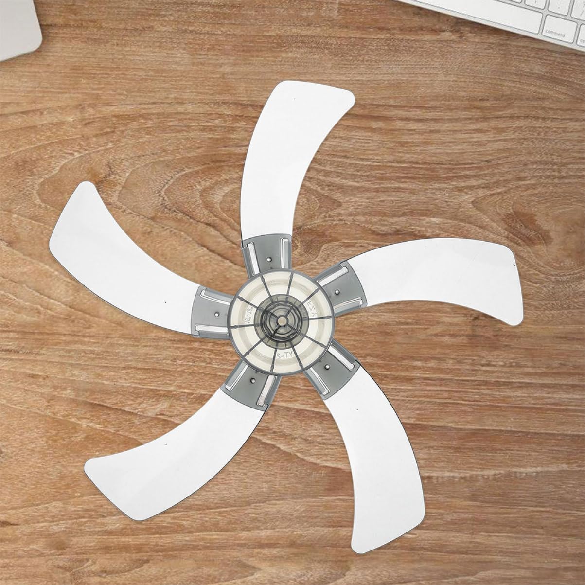 MAGICLULU 1 Set accessorio ventilatore da pavimento ventilatore elettrico Ventilatore per esterni pale del ventilatore in piedi pala del ventilatore parti del ventilatore plastica Light Grey
