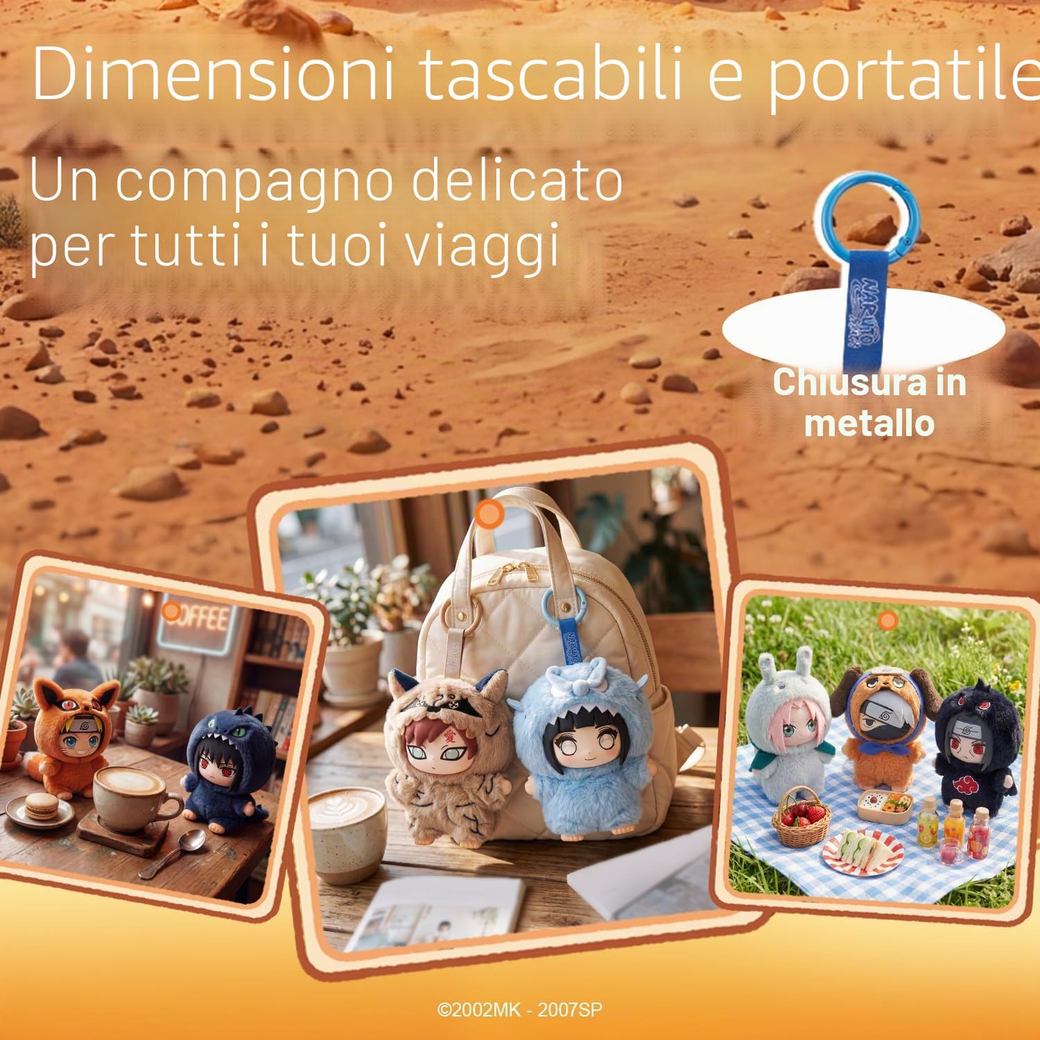 puremind Naruto Blind Box, 6 figure anime in peluche con licenza ufficiale | Altezza 15 cm, dettagli in vinile, elementi articolati, serie da collezione, portachiavi o ciondolo per borsa e zaino
