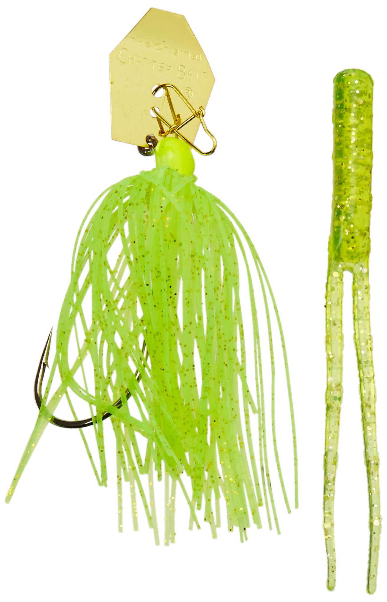 Z-MANOriginal ChatterBait Spinnerbait, 1 Piece, Blue | Black, Bass Fishing Lure