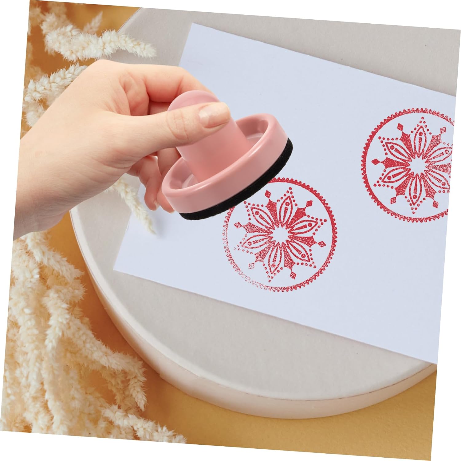 Scrapbook Stamp Block Pressing Tool Chic Craft Stamping Tool for Cards Embossing and Scrapbooking Material Design for Invitations and Craft Projects