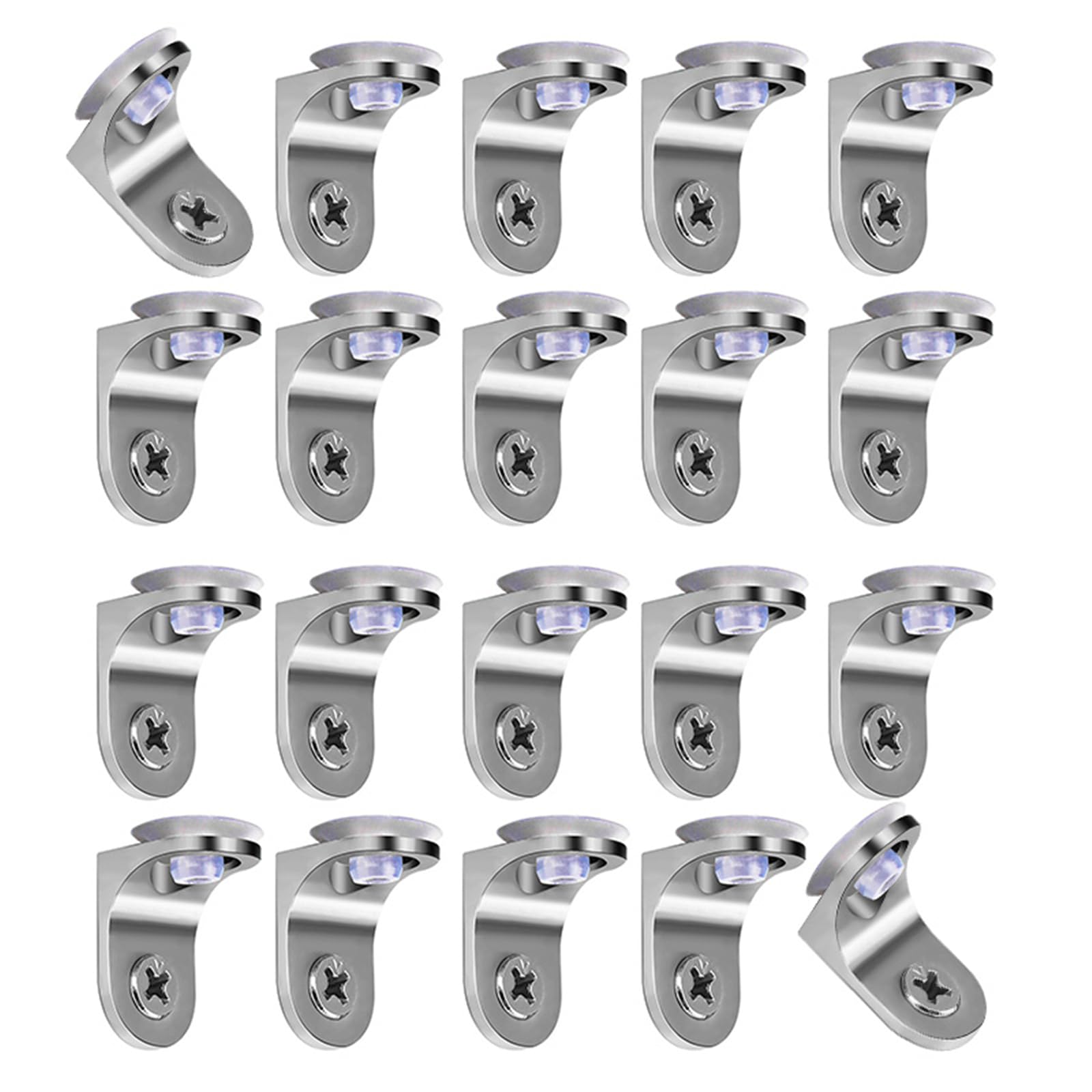 Kalttoy Alloy B Type 7 Chara 20Pcs Modifiable Shelf Backs Strong Metal Closet Planner Parentheses For Cupboard Shelving Closet Shelf Parentheses Strong