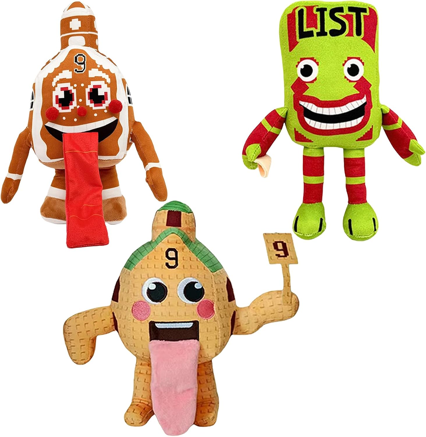 Steal a Brainrot 67 Plush Home Decor Figurine, 67 Distinct Plush Styles, Fun Boutique Find, Expressive Collectible Ornament for Party Decor & Gifting