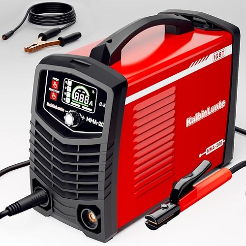 Miniatura 14 de 240A MIG Soldador Gas sin gas MIG/Lift TIG/Stick 3 en 1 Máquina soldadora portátil 110V/220V Voltaje dual con control sinérgico, pantalla digital