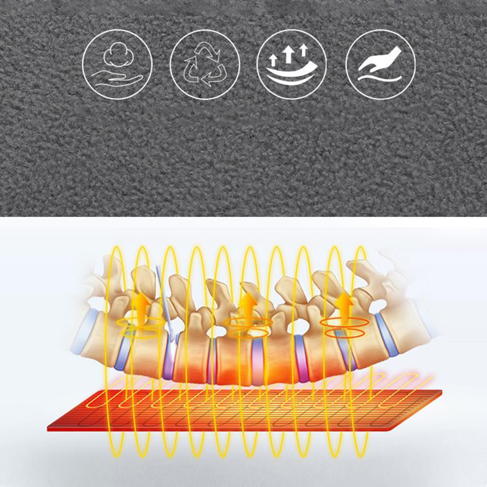 sous-Sac De Couchage Chauffant Couverture de Tapis USB Ajustable