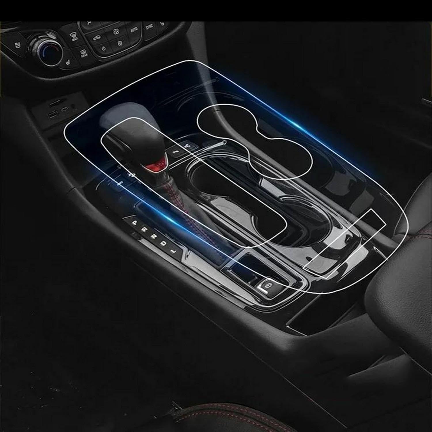Film protection intérieur anti-rayures pour console Chevrolet Equinox