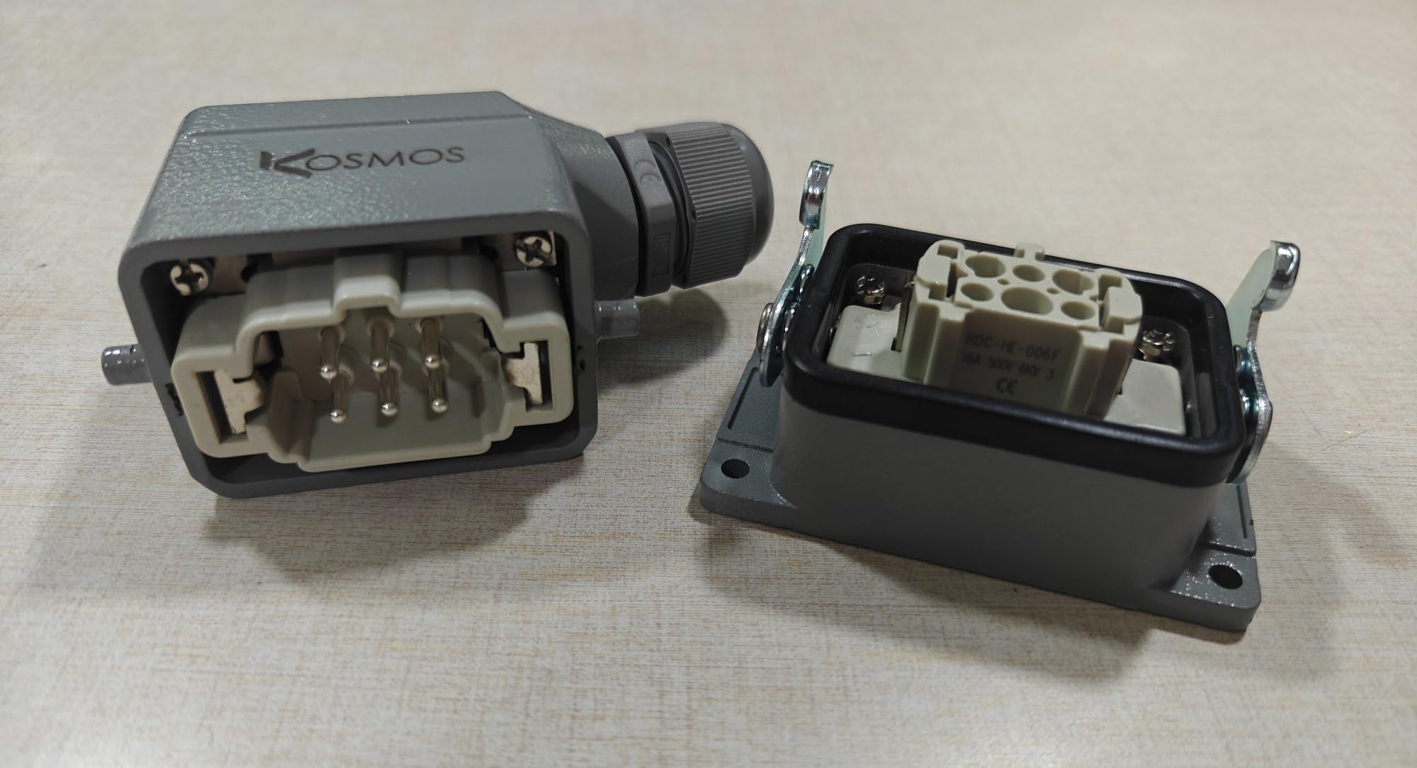 Heavy Duty Connector 500V 16AMP Open Type Side Entry (6PIN)-image-23
