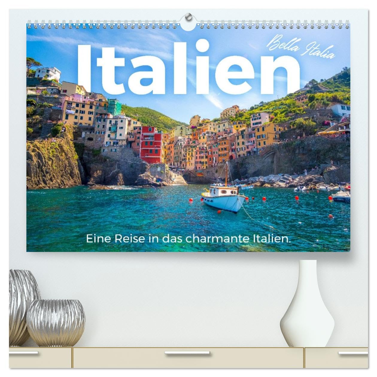 Italien - Eine Reise in das charmante Italien. (hochwertiger Premium Wandkalender 2026 DIN A2 quer), Kunstdruck in Hochglanz: Tauchen Sie ein in die außergewöhnliche Welt von Italien. (CALVENDO Orte)