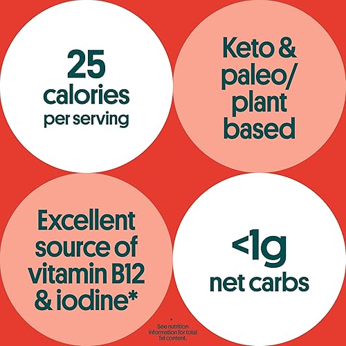 Vista 51 de gimMe Grab & Go - Sal marina y aceite de aguacate - 5 unidades - Hojas de algas tostadas orgánicas - Keto vegano sin gluten - Gran fuente de yodo