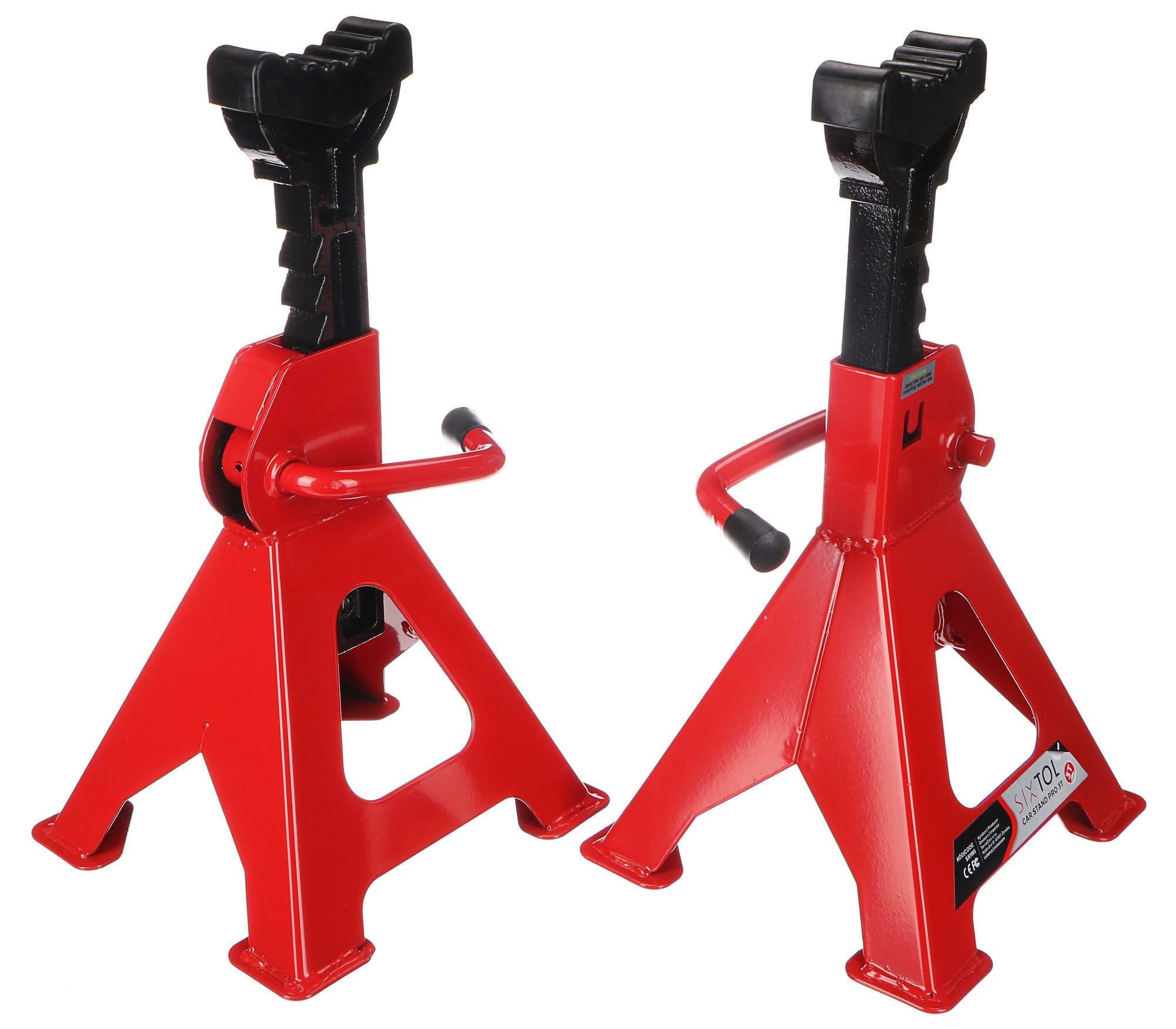 Mechanic Car Stand PRO 3T | Coppia cavalletti per Auto | Portata 3 tonnellate | Altezza Regolabile