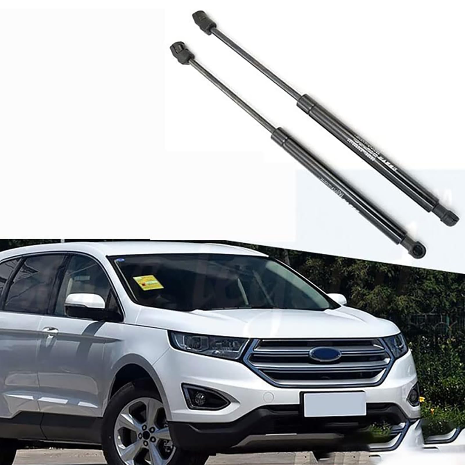Ammortizzatori Cofano Anteriore per Ford Edge 2015-2020, Ammortizzatori Cofano Motore Molla a Gas Ammortizzatore Sostituzione Supporto Accessori Auto
