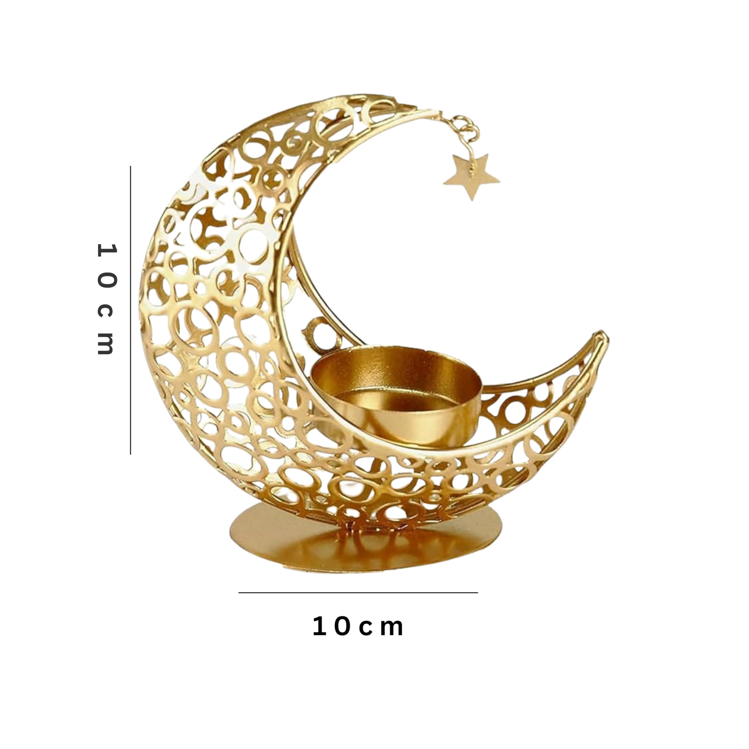 BrainGiggles Moon and Star Candle Holder 2
