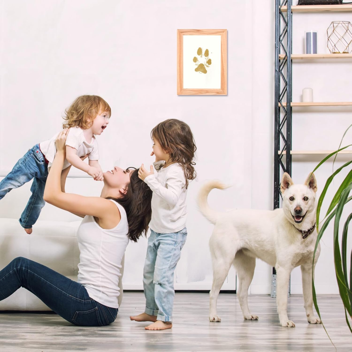 DeerZone Inkless Paw Print Kit,Dog Paw Print Kit,Dog Nose Print Kit,Clean Touch Ink Pads and Imprint Cards,Pet Paw Print Impression Kit for Dogs Cats Footprint Keepsake