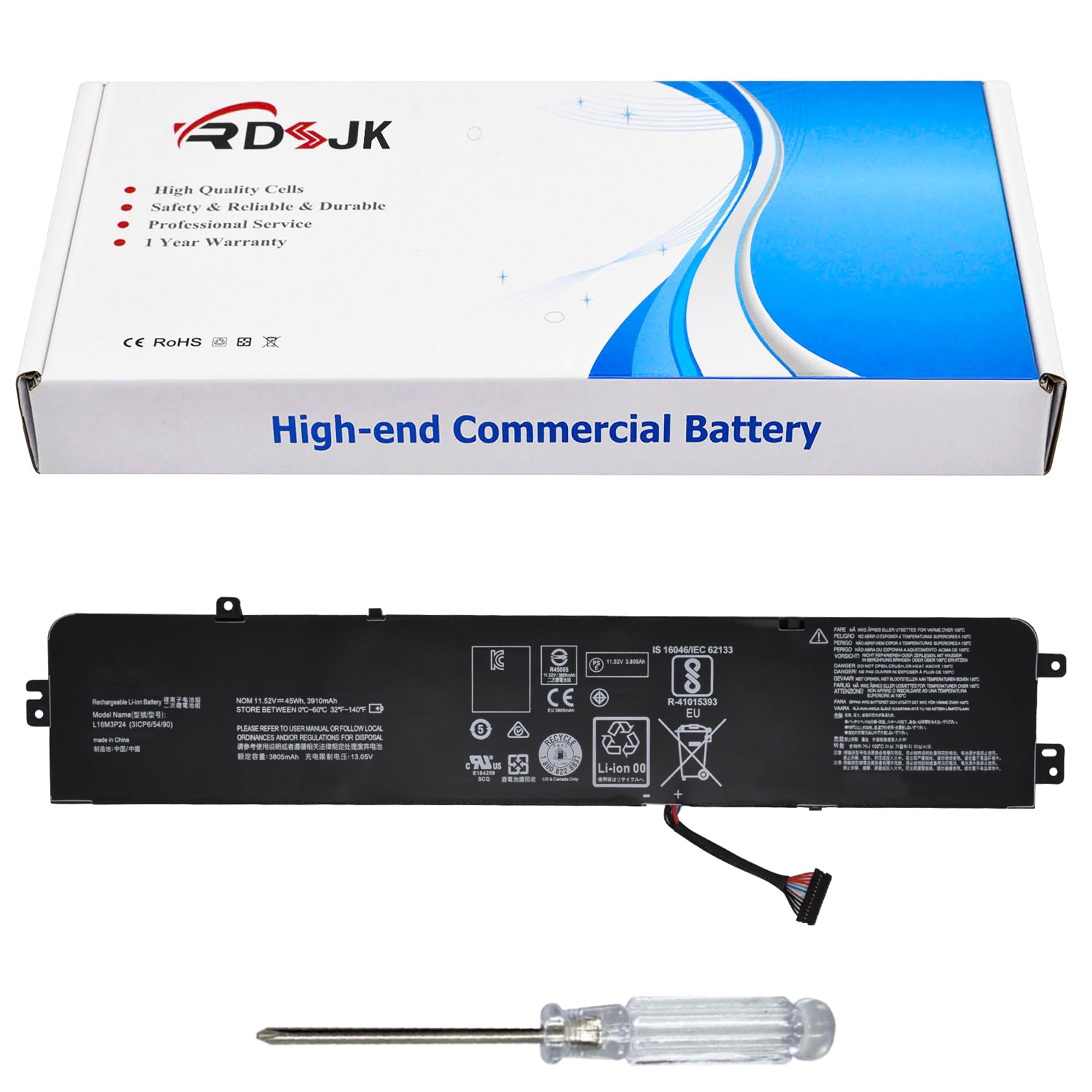 Amazon.com: L14M3P24 L14S3P24 L16M3P24 L16S3P24 Laptop Battery for