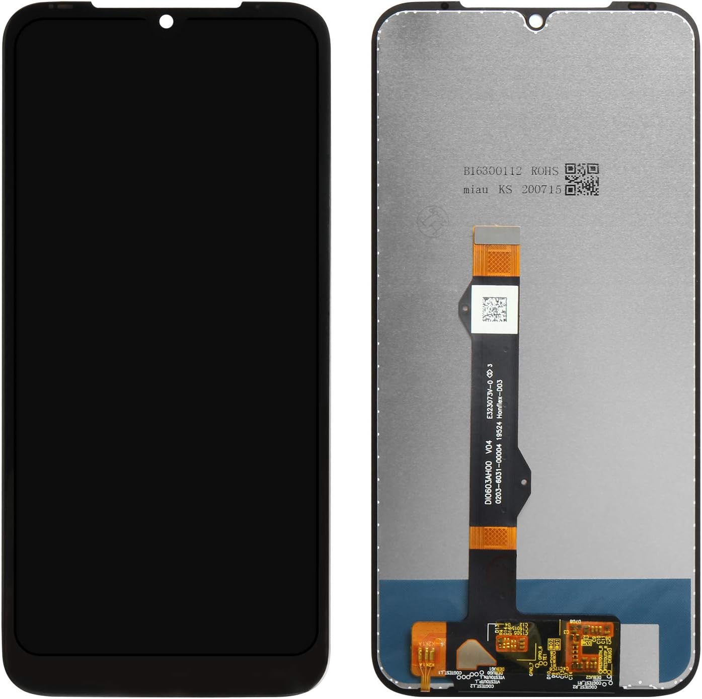 A-MIND Replacement for Motorola Moto G8 Plus XT2019 6.3 inch LCD Display Touch Screen Glass Digitizer XT2019-1 XT2019-2 Frame Assembly with Repair Tool Kits + Screen Protector