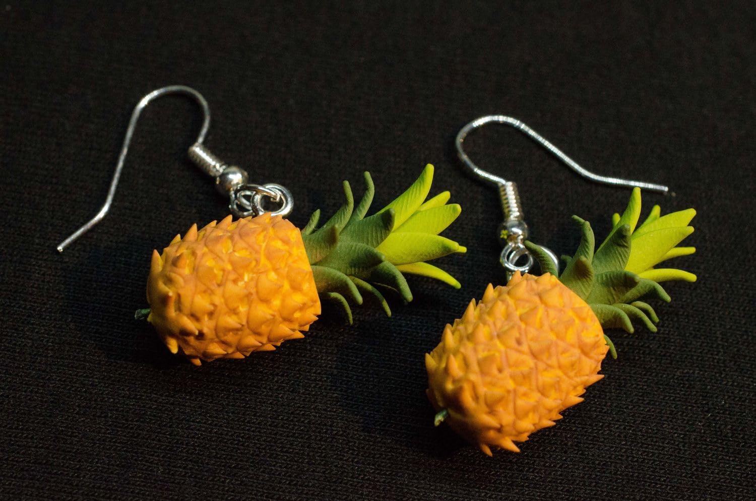 Pin Badge Pineapple Earrings Miniblings Fruit Fruits 3D