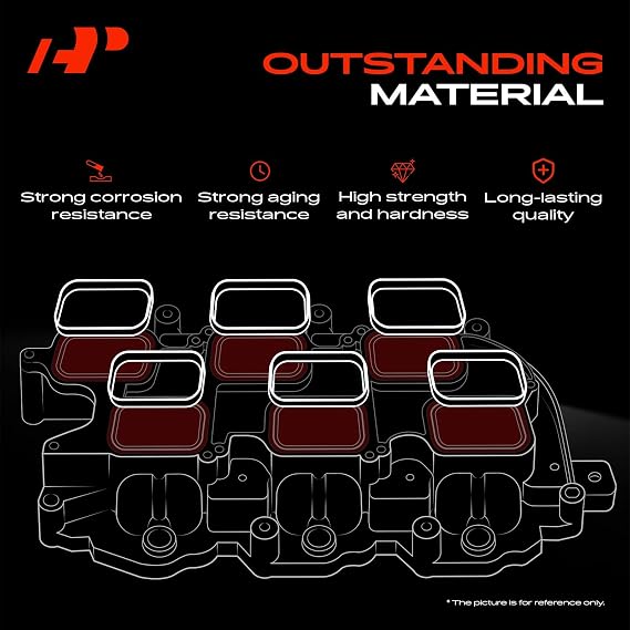 A-Premium Lower Engine Intake Manifold Gasket Set Compatible with Honda
