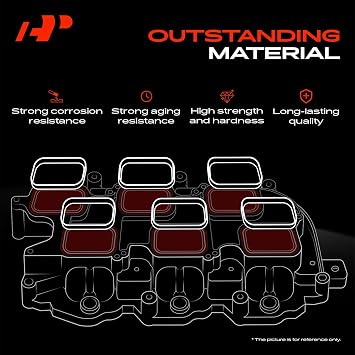 A-Premium Lower Engine Intake Manifold Gasket Set Compatible with Honda