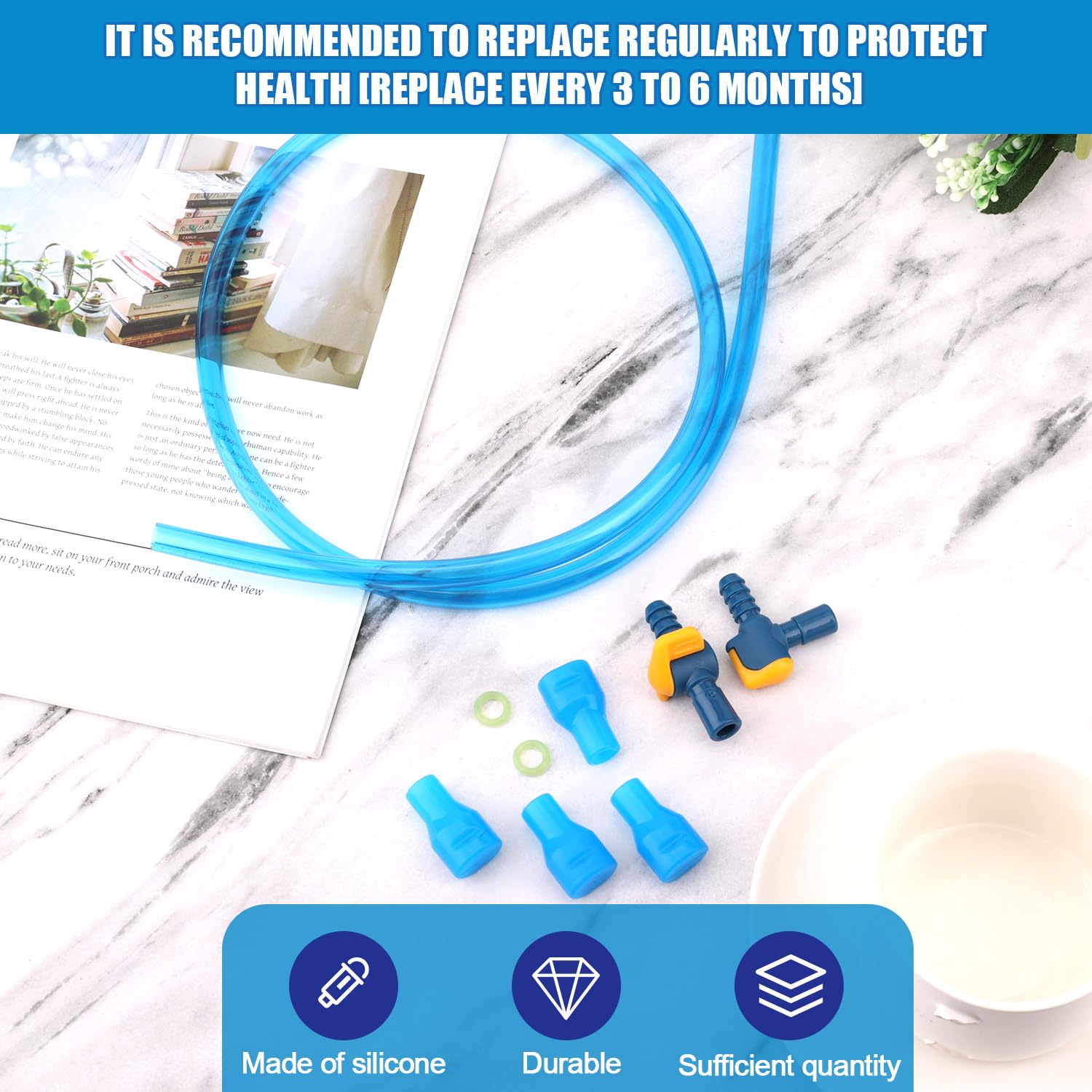 8pz Guaina Ricambio Per Valvola A Morso Per Camelbak, Pacchetti - Foto 3