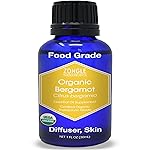Organic, Bergamot Essential Oil, Food Grade, for Tea - 100% Pure, Bergamot Oil, by Zongle Therapeutics, 1 OZ