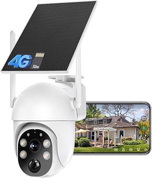 4G Outdoor Cellular Security Camera Nationwide Stable LTE No WiFi Needed