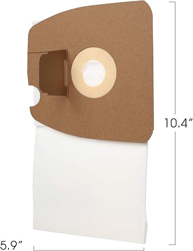 Miniatura 5 de LotFancy Bolsas de vacío, 9 bolsas de repuesto para Eureka y Sanitaire Cleaner MM Style, Mighty Mite 3670 3680 4100 4300 5180 Series Canisters,