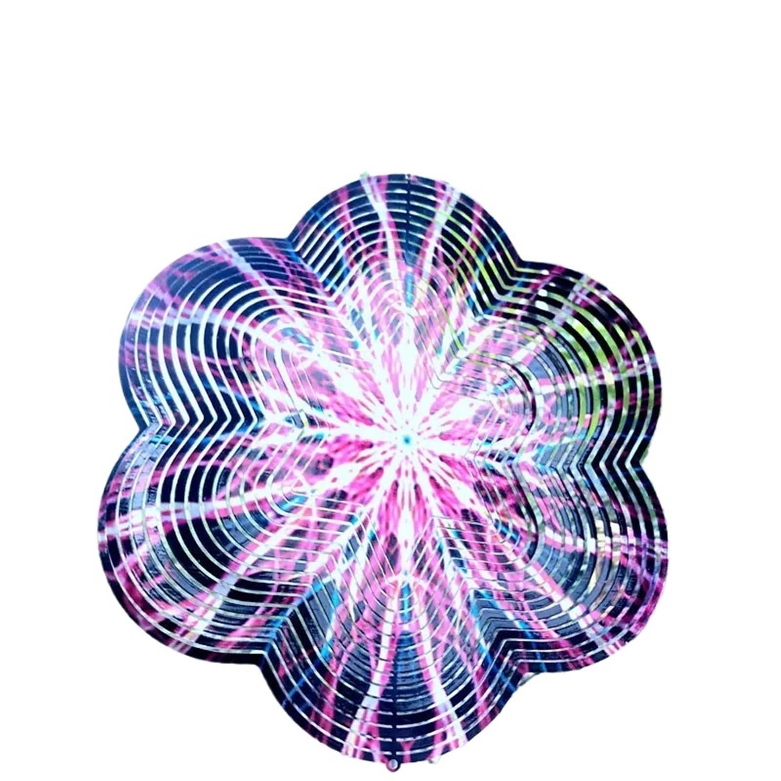 Shbhws Color08 Wind Spinner Chime Heart Square Drop Shape Stainless Steel Rotating Windchime For Both Outdoor Garden And Indoor For Indoor And Outdoor(Color08)