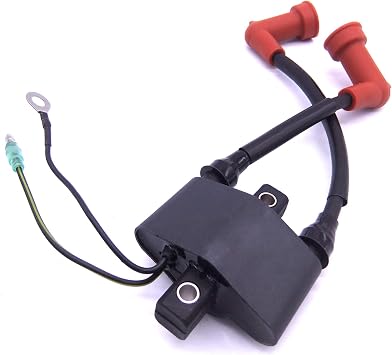 SouthMarine Boat Motor 803706A1/A3 8M0047313 8M0121784 18-5133 160642/43/45/T05 Ignition coil Assy for Mercury Mercruiser 9.9HP-40HP / 3G2060402M 3M3060482M for Tohatsu for Nissan for Sierra 18-5166
