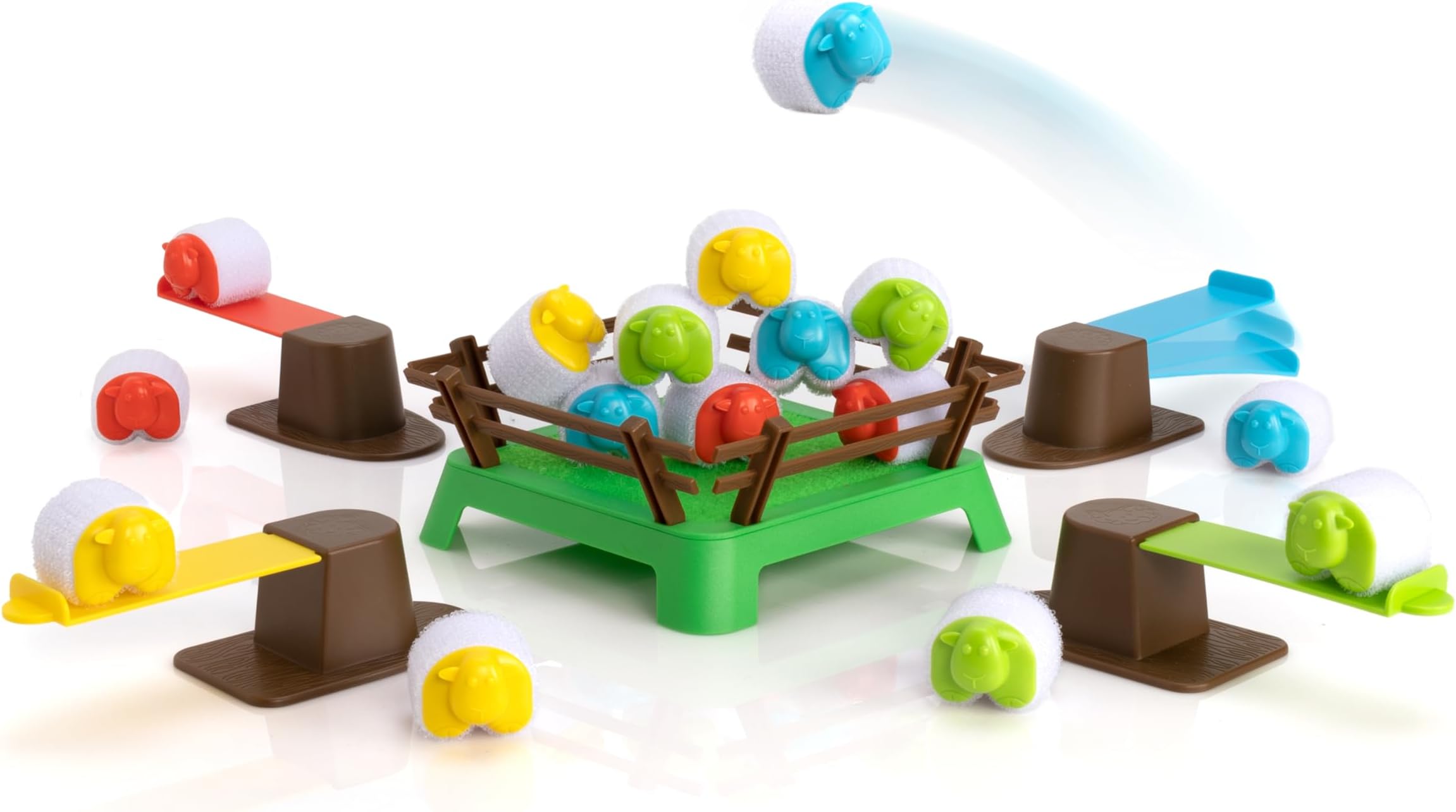 Heap-O-Sheep - Sensory Toys for Infants, Infant Development & Early Learning, Catapult Baby Game for Ages 6+