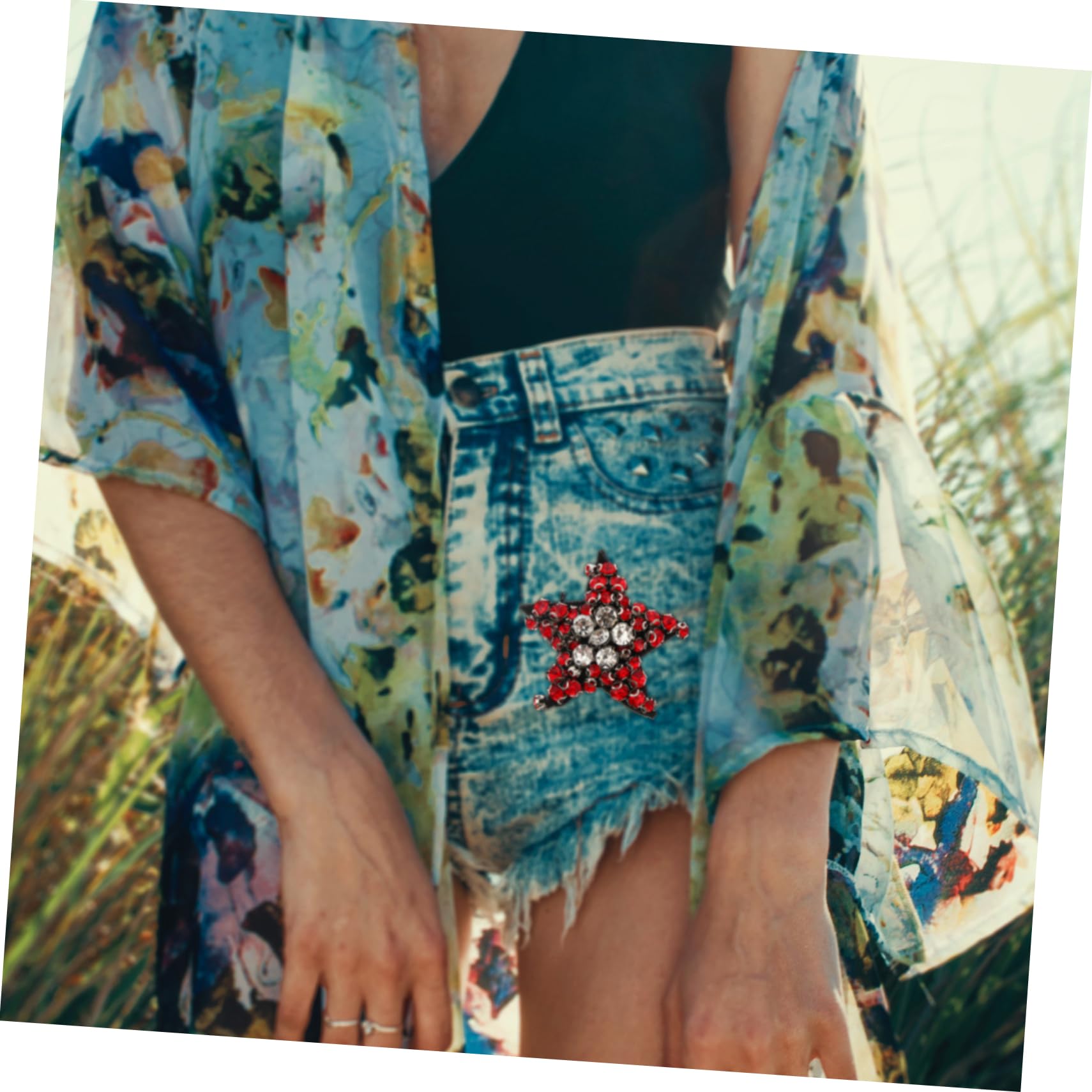 36pezzi Toppe Decorativi Per Abbigliamento Adesivi Te Impermeabili Per Jeans e Borse Facili Applicare e Riparare