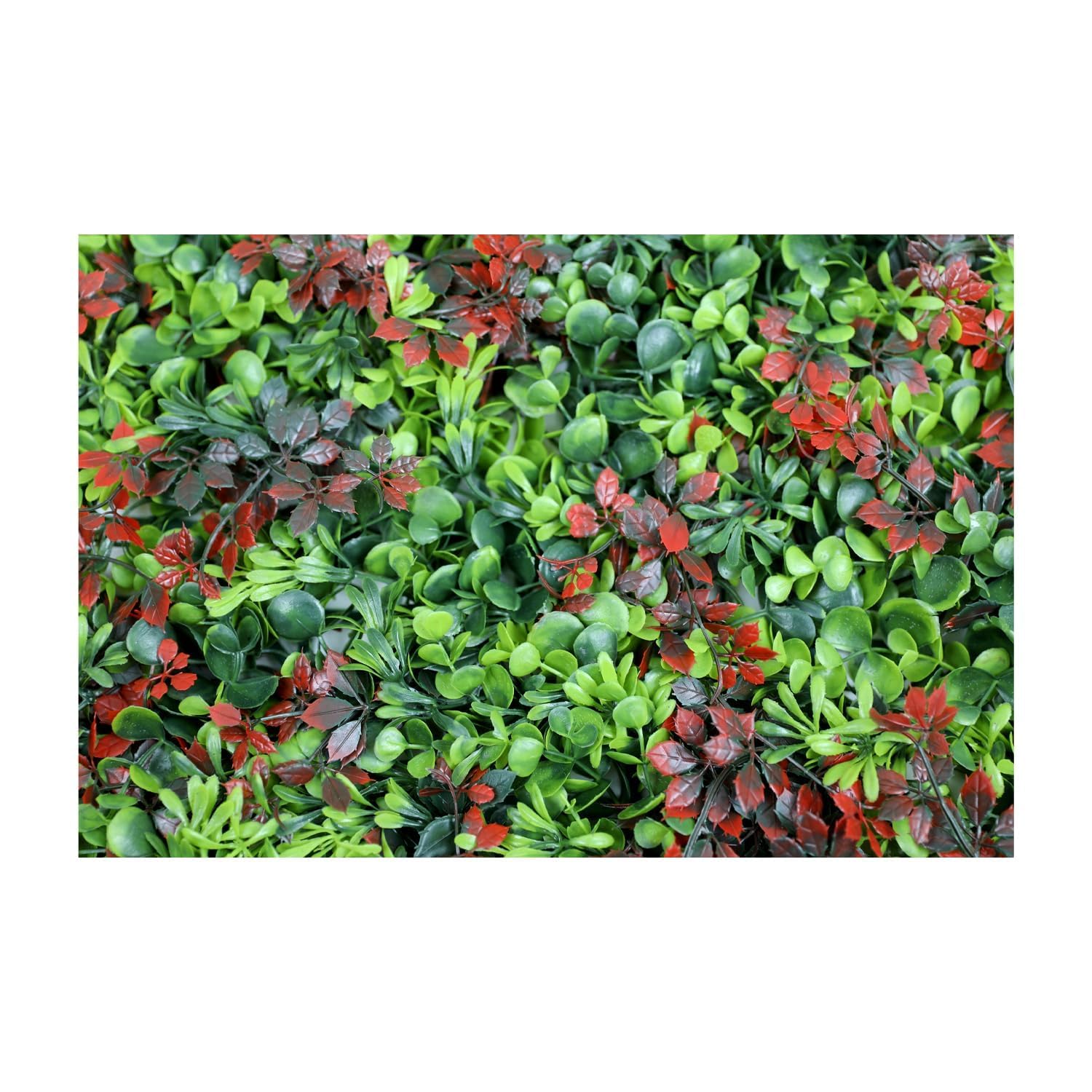 HI FLOORS Artificial Leaf, Explore Our Premium Lush Green Leaf roducts for Lush Lawns Premium Turf Solutions for Your Garden & Transform Your Outdoor Space! (60cm X 40cm X 3cm) (Pack of 4)