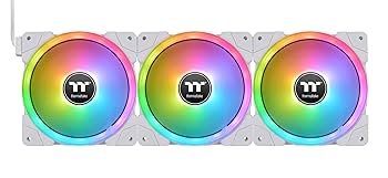 Amazon | Thermaltake SWAFAN EX14 RGB White (3-Fan Pack) PC