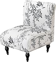 Vista 41 de Funda para silla sin brazos Eco-Ancheng - Fundas removibles, lavables e impresas para sala de estar y comedor