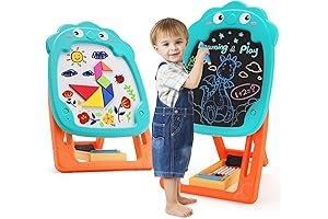 Toddler Easel for Magnets & Art - 2-in-1 Learning Companion for Toddlers 1-3
