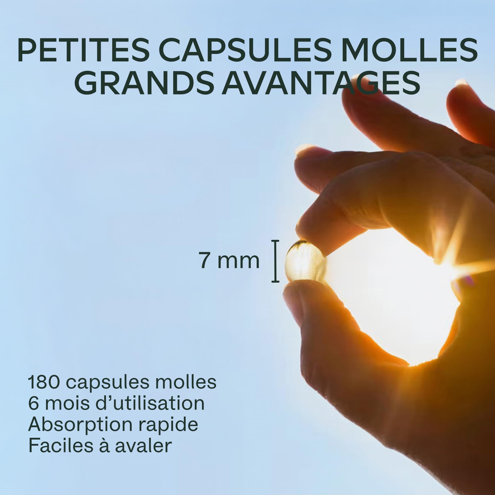Vitamine D3 K2 avec de l'Huile d’Olive Vierge - Vitamine D3 2000 UI et Vitamine K2 MK7 100 μg pour Os, Muscles, Système Immunitaire - Vitamine D Vitamine K sans OGM, Gluten et Lactose - 180 Gélules
